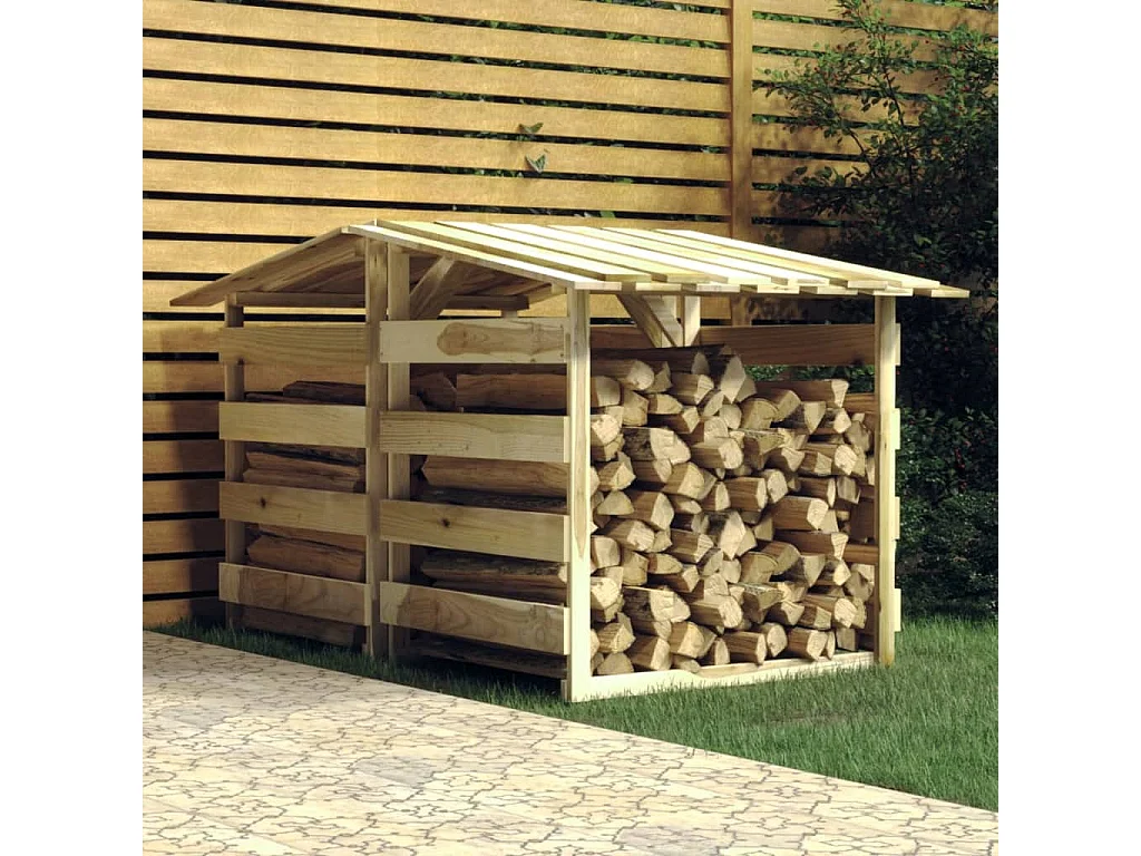 Pergolas avec toits 2 pcs 100x90x100 Bois de pin imprégné