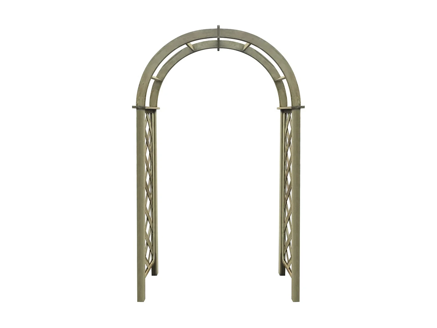 Arche avec treillis Bois de pin vert imprégné