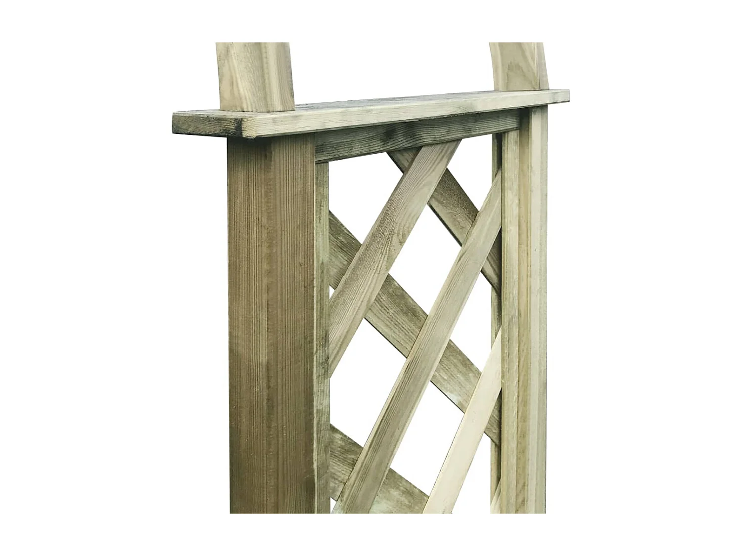 Arche avec treillis Bois de pin vert imprégné