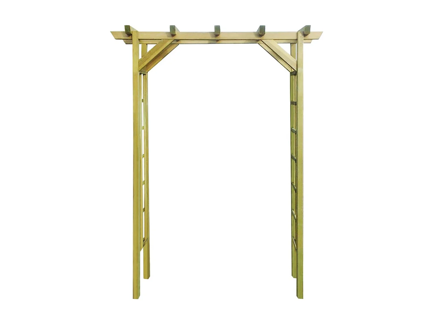 Arche pour rosiers 150 x 50x200 Bois imprégné 2
