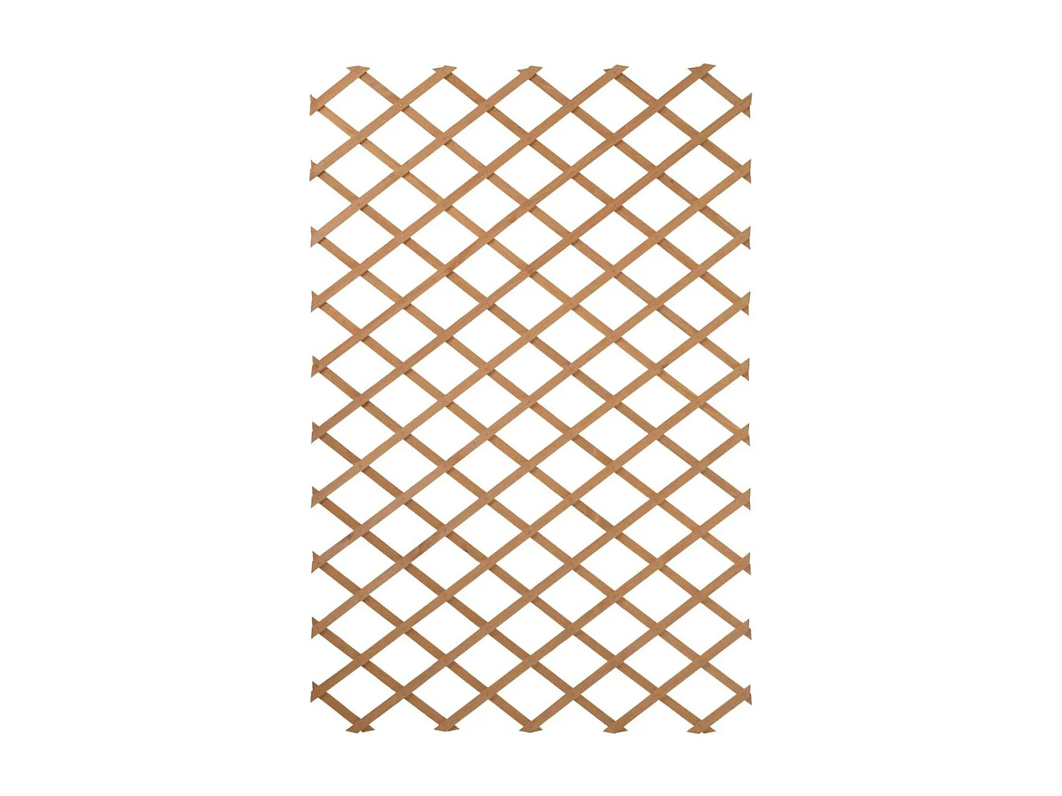 Nature Treillis de jardin 100x300 Bois Marron 2