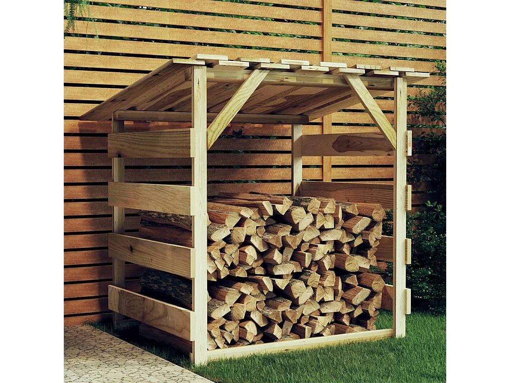 Pergola avec toit 100x90x100 Bois de pin imprégné