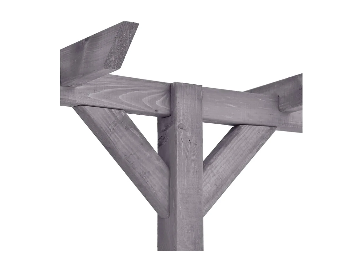 Pergola de jardin Gris 400x40x205 Bois de pin imprégné