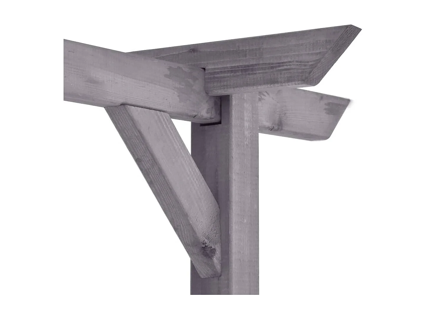 Pergola de jardin Gris 400x40x205 Bois de pin imprégné