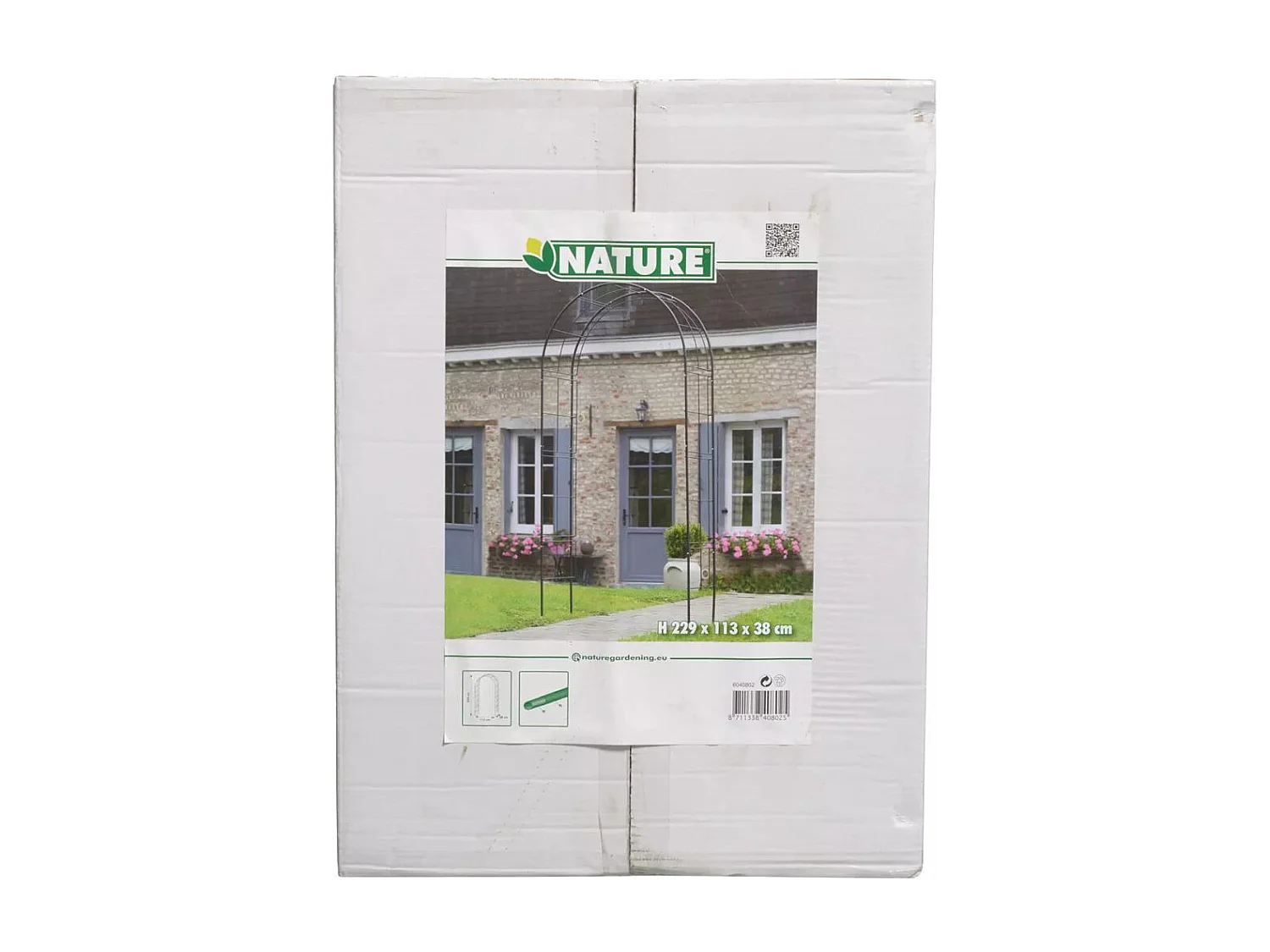 Arche de jardin en métal noir Nature Jardo