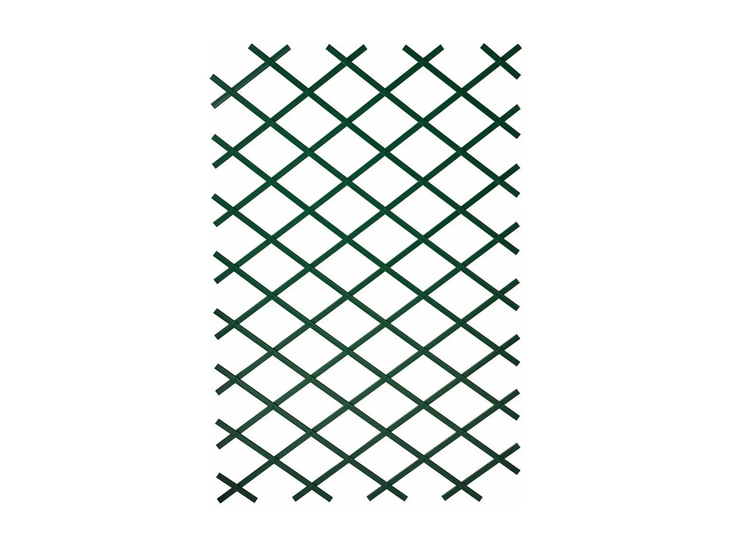 Enrejado de jardín PVC 100x200 cm verde 6040704