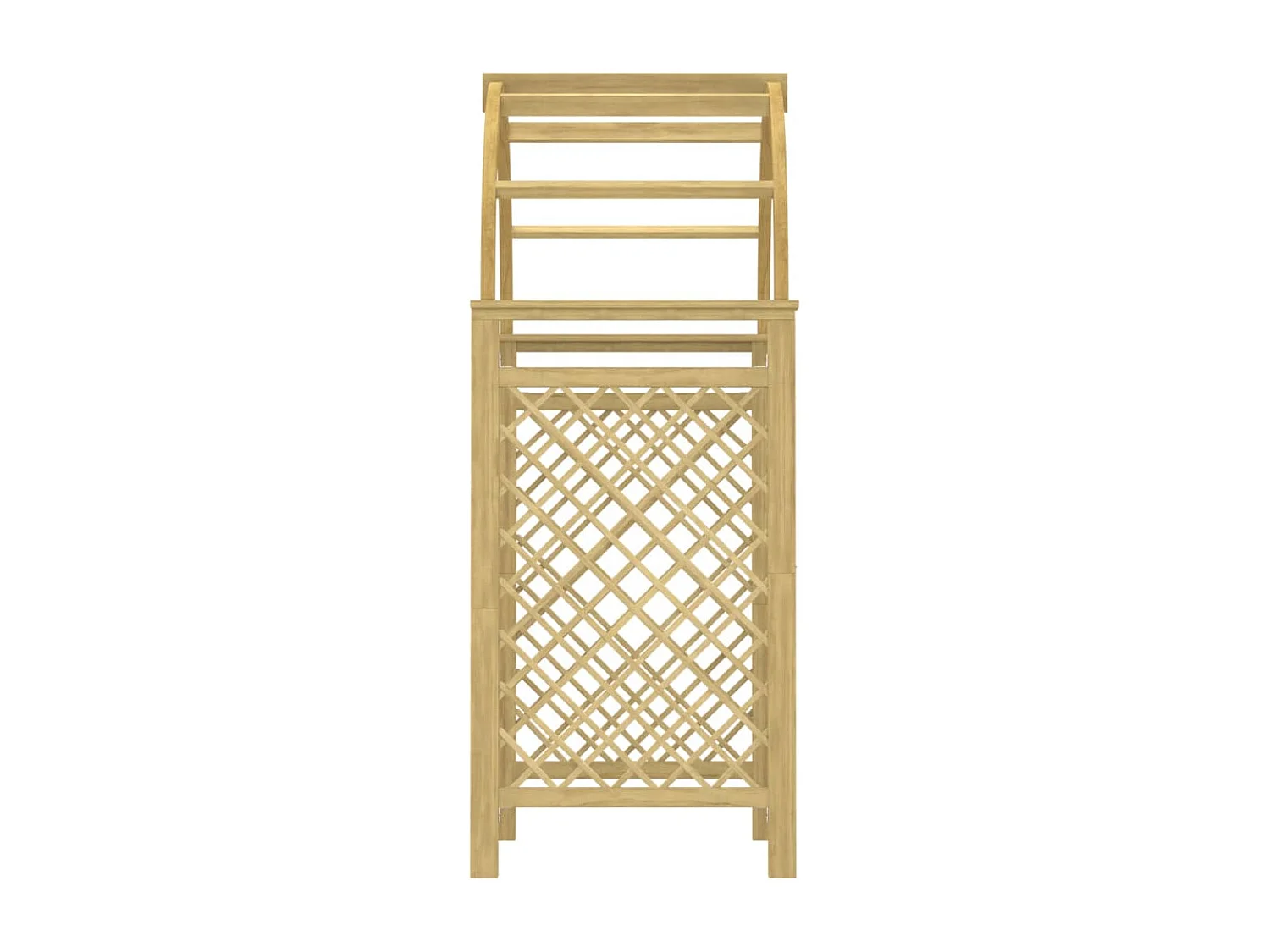 Arche avec treillis 141x97x243 Bois de pin massif imprégné