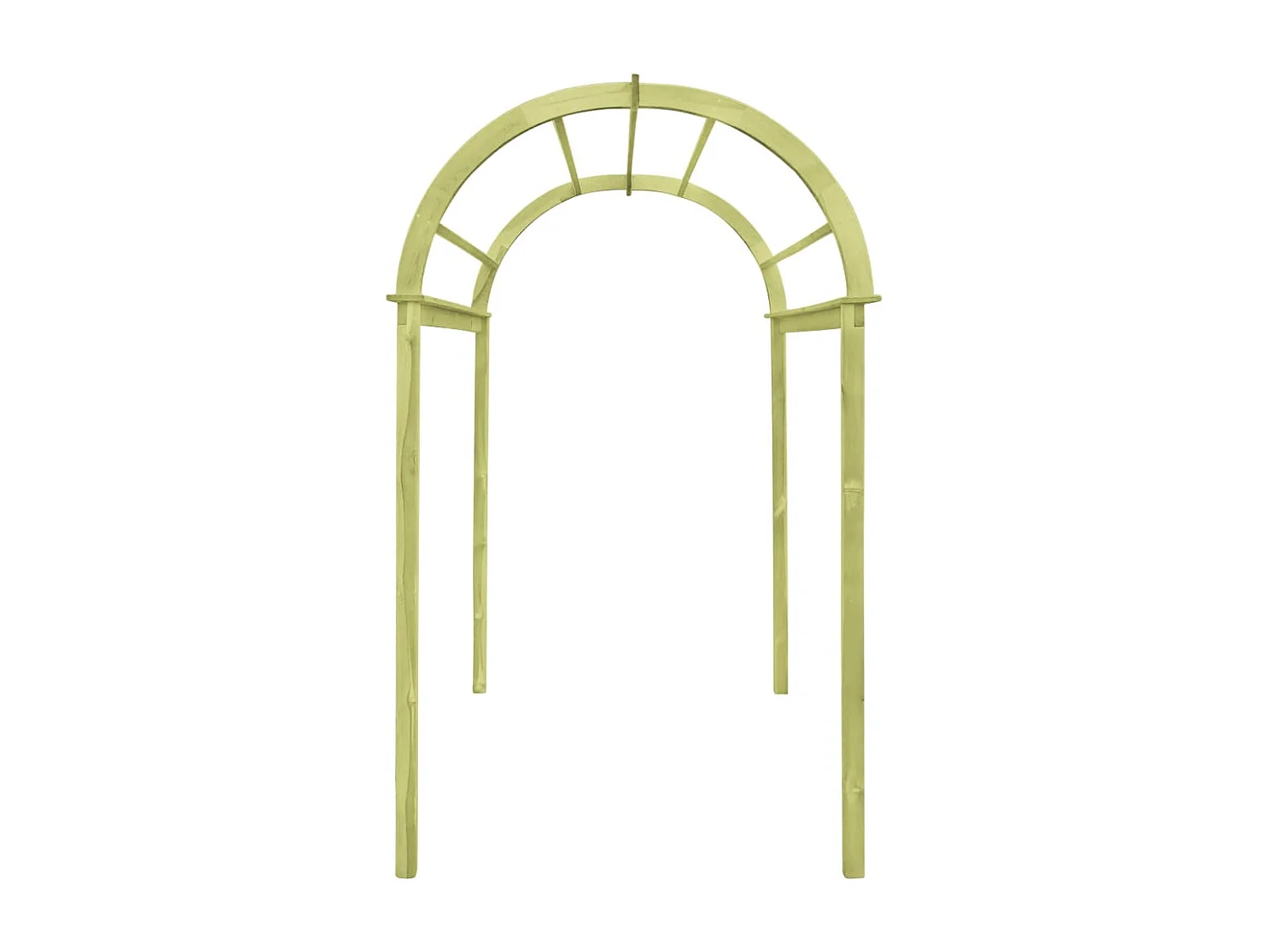 Arche à treillis 125x150x235 Bois de pin imprégné