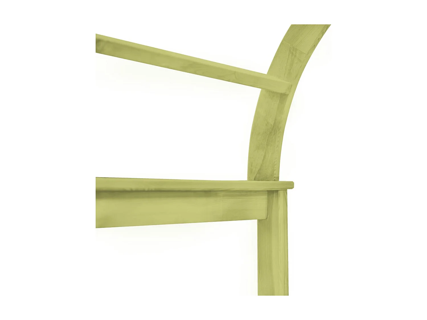 Arche à treillis 125x150x235 Bois de pin imprégné