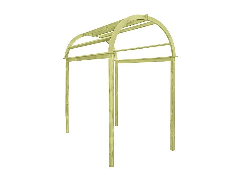 Arche à treillis 125x150x235 Bois de pin imprégné
