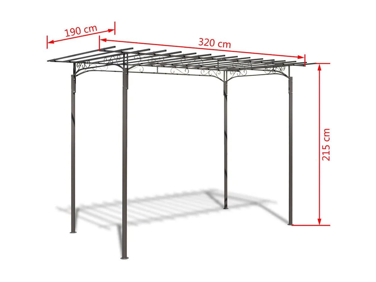 Voûte de jardin de décoration pour rosiers