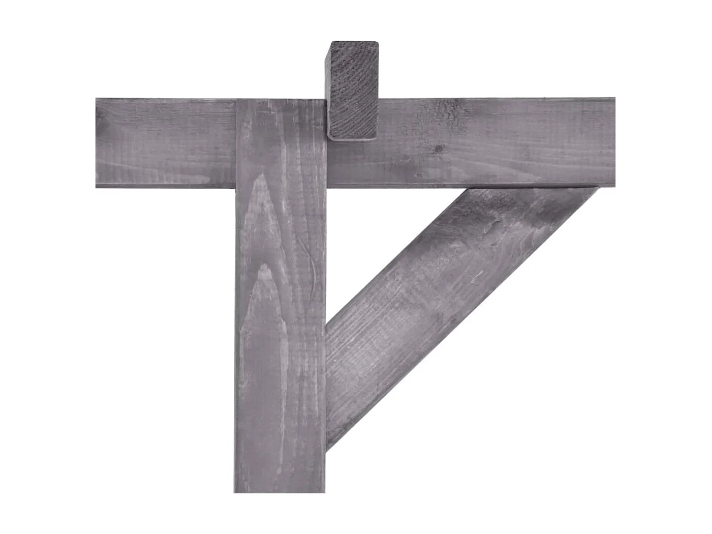 Pergola de jardin Gris 200x40x205 Bois de pin imprégné