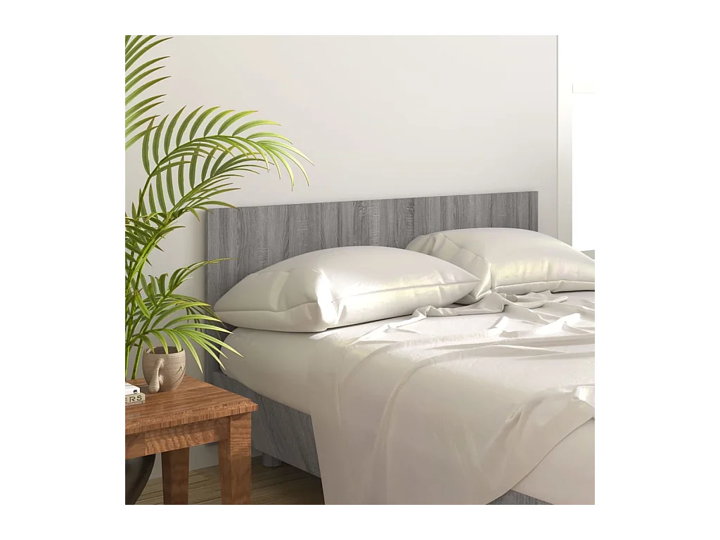 Tête de lit Sonoma gris 160x1,5x80 Bois d'ingénierie