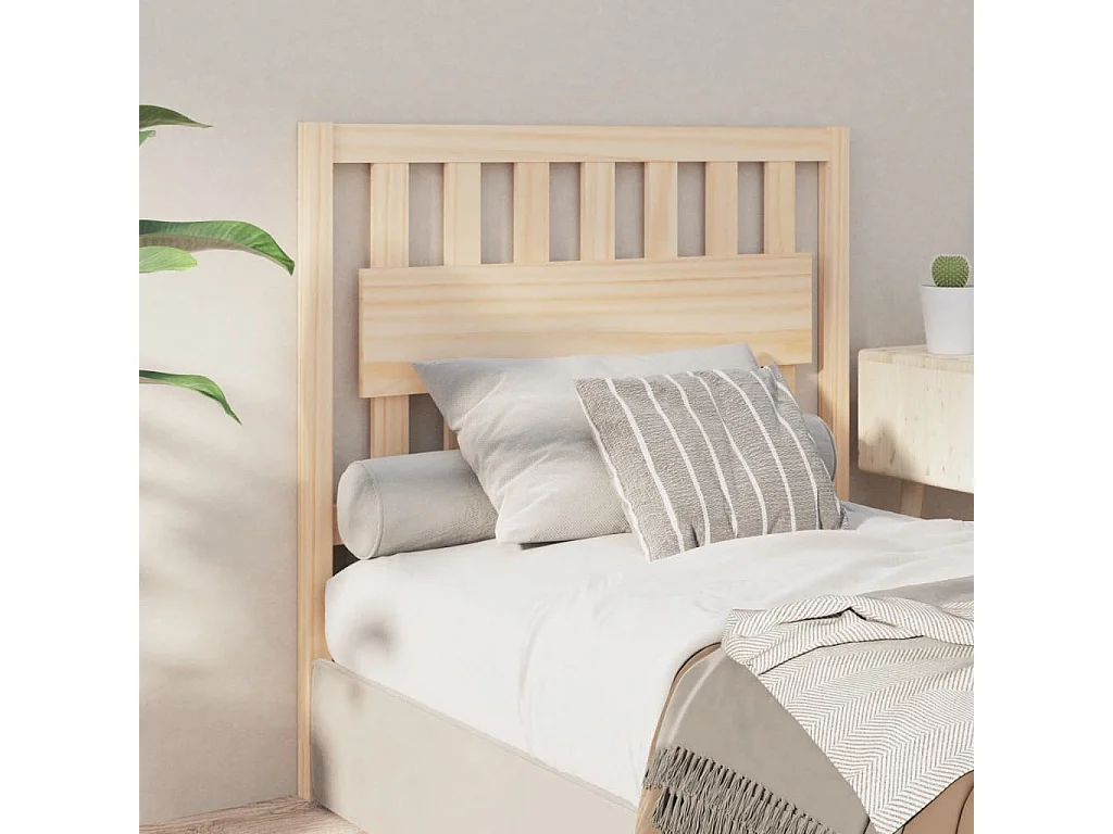 Tête de lit 105,5x4x100 Bois massif de pin