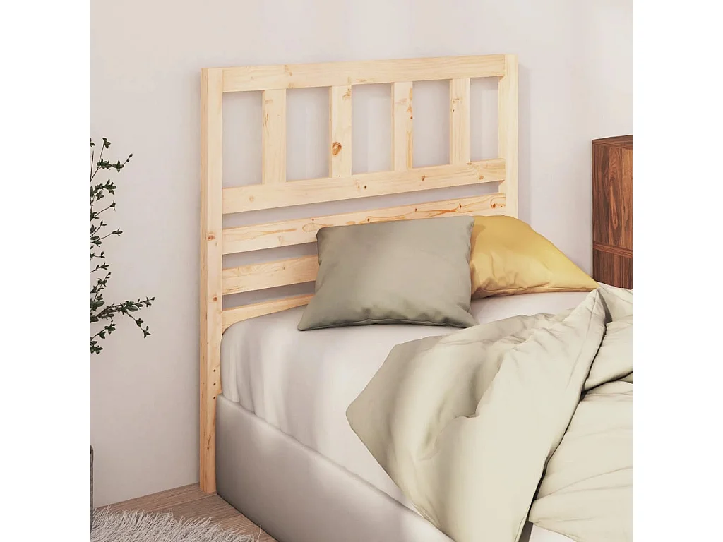 Tête de lit 106x4x100 Bois massif de pin 3
