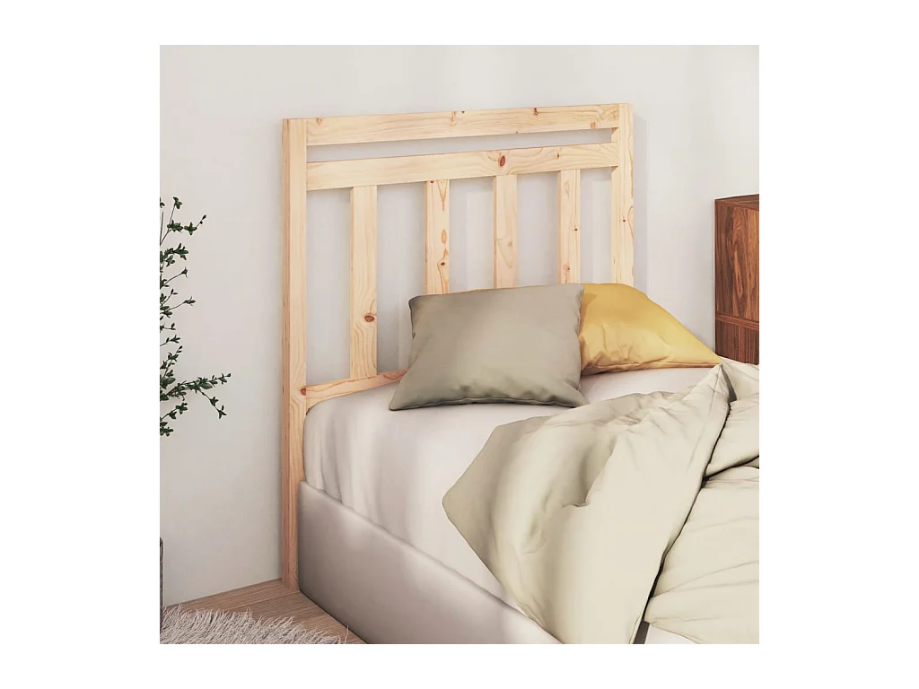 Tête de lit 96x4x100 Bois massif de pin Verzon