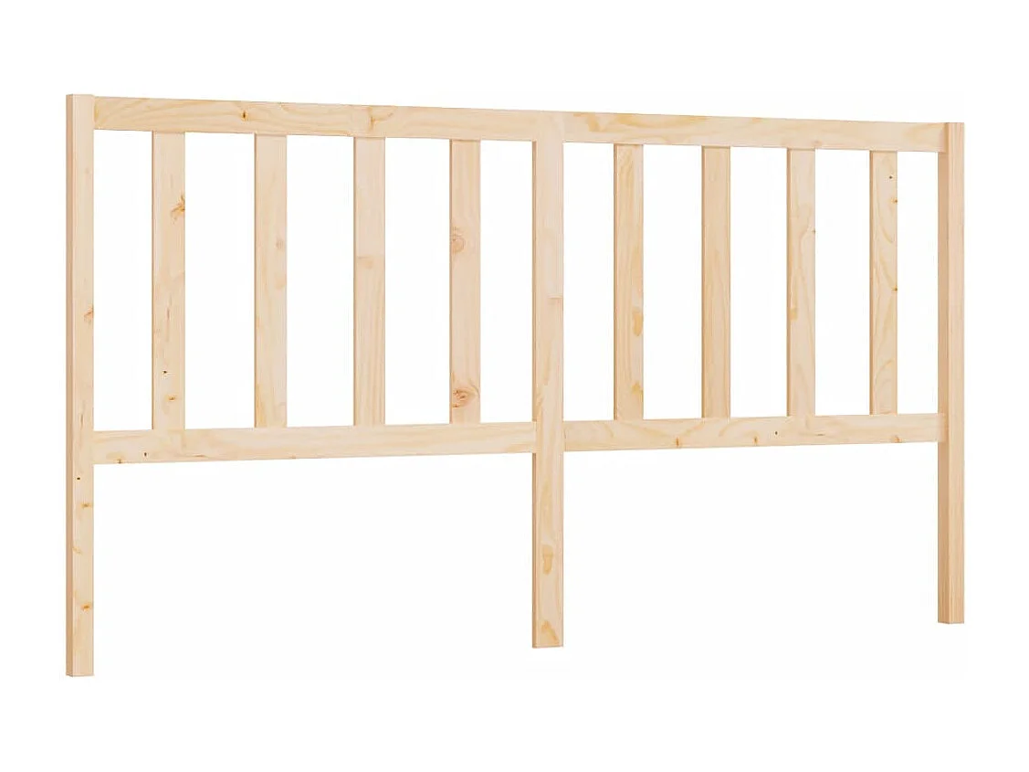 Tête de lit 206x4x100 Bois massif de pin 2