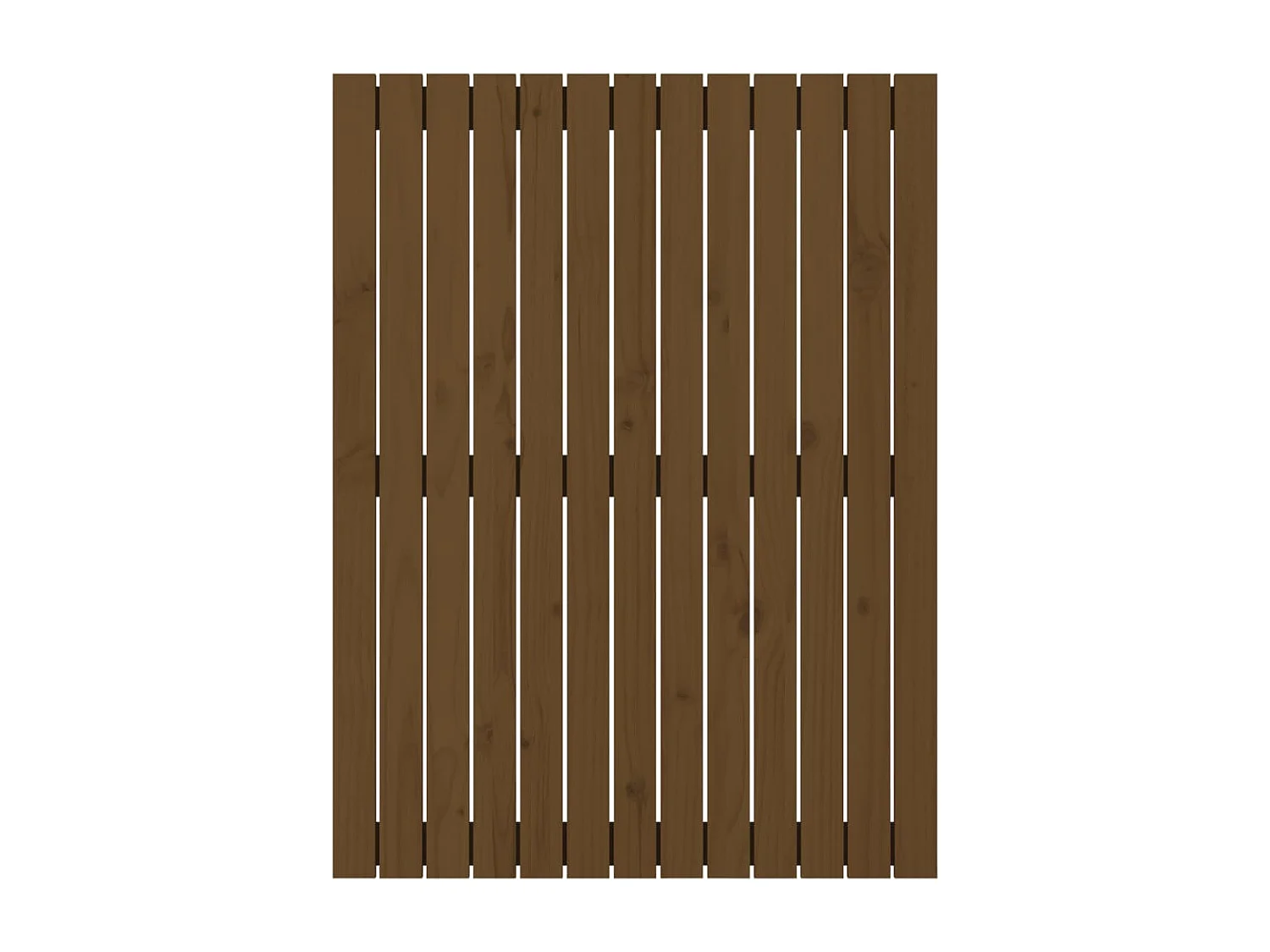 Tête de lit murale Marron miel 82,5x3x110 Bois massif de pin