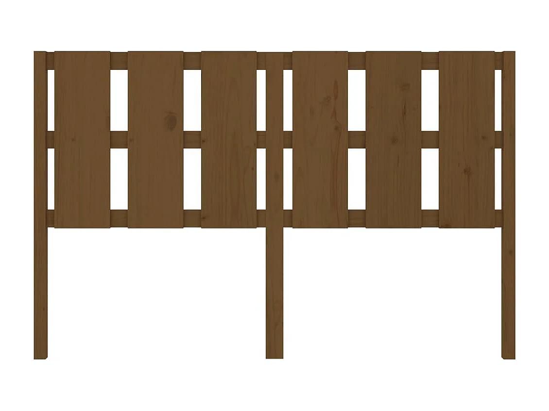 Tête de lit Marron miel 155,5x4x100 Bois massif de pin 3