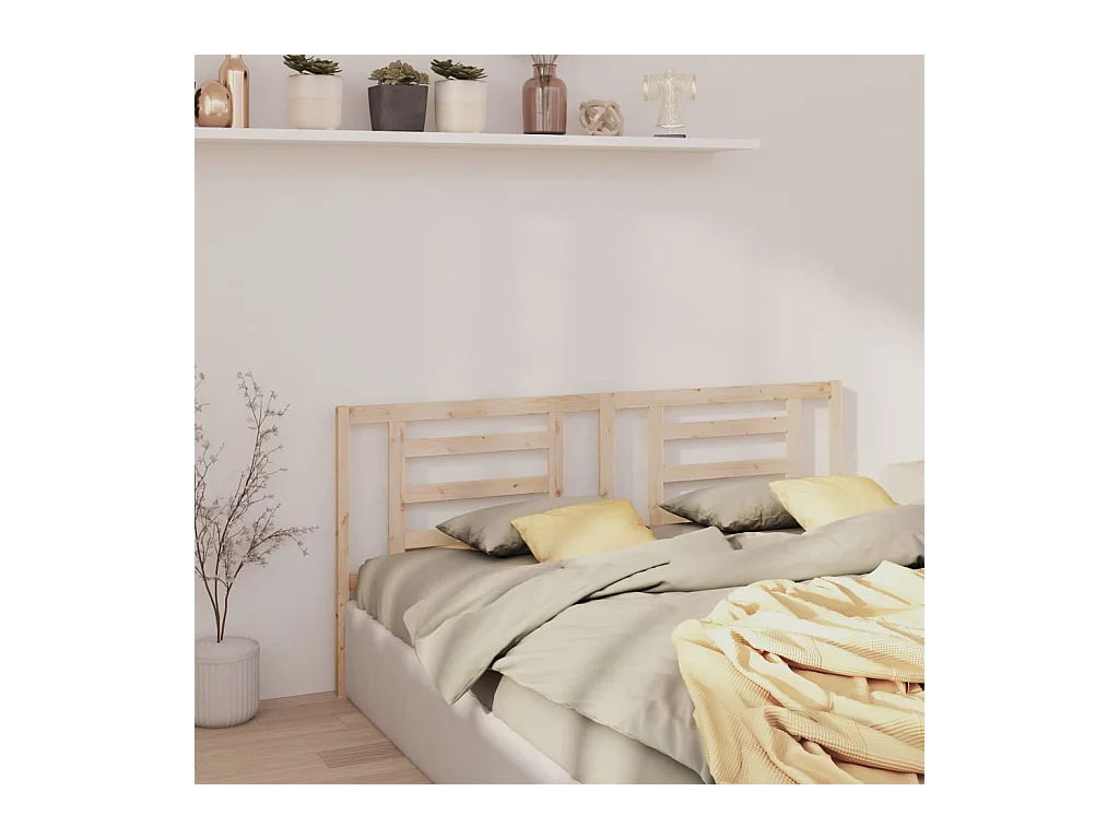 Tête de lit 166x4x100 Bois massif de pin
