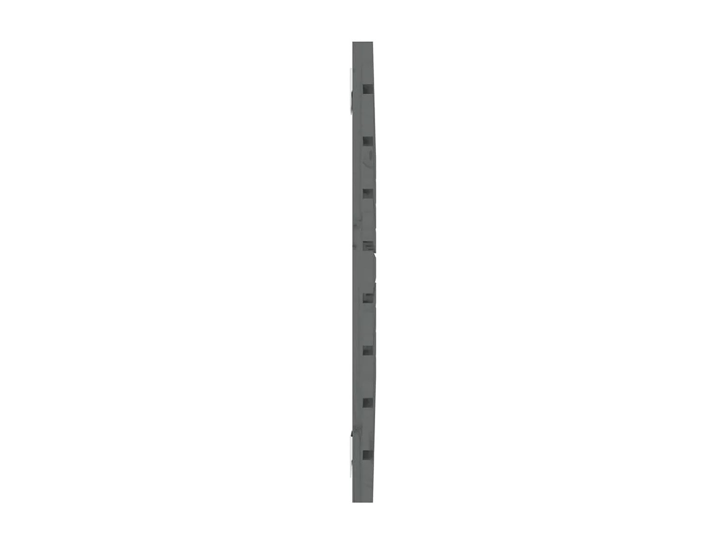 Tête de lit murale Gris 96x3x63 Bois massif de pin
