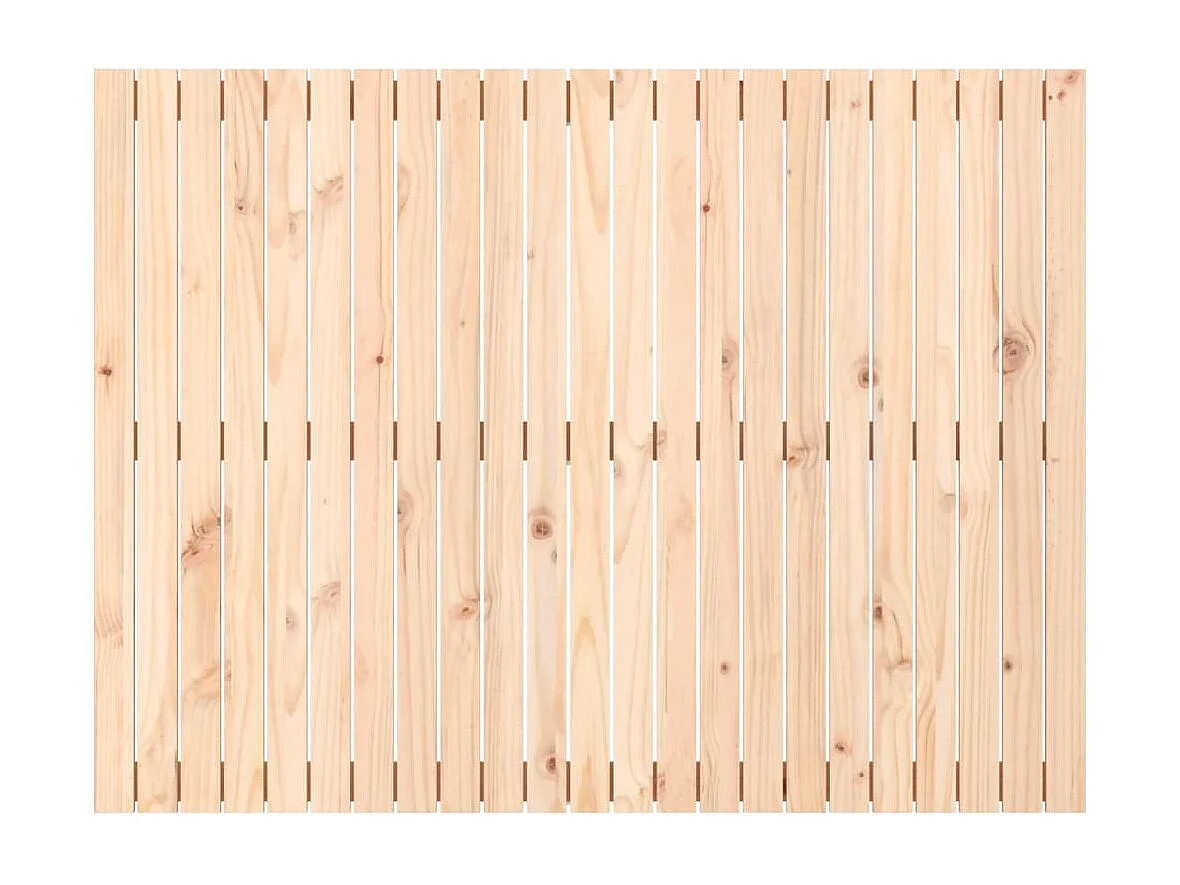 Tête de lit murale 146,5x3x110 Bois massif de pin