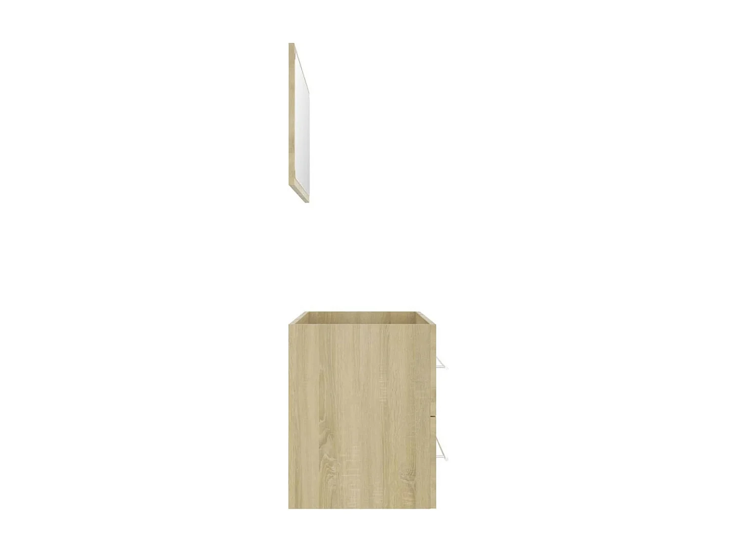 Ensemble de meubles de bain 2 pcs Chêne sonoma 5