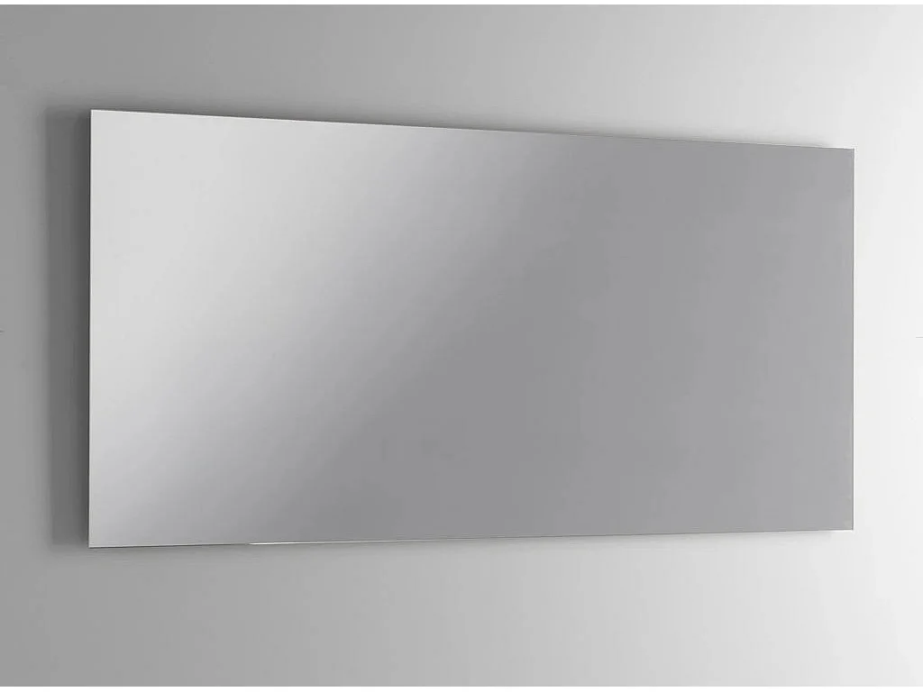 Ensemble meuble de salle de bain 3 tiroirs blanc mat et miroir à LED Lago L 120cm
