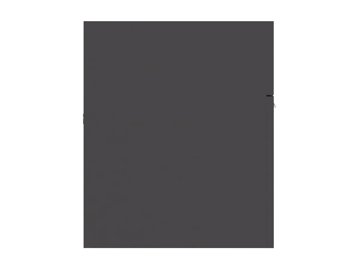 Wastafelkast 100x38,5x46 cm bewerkt hout grijs