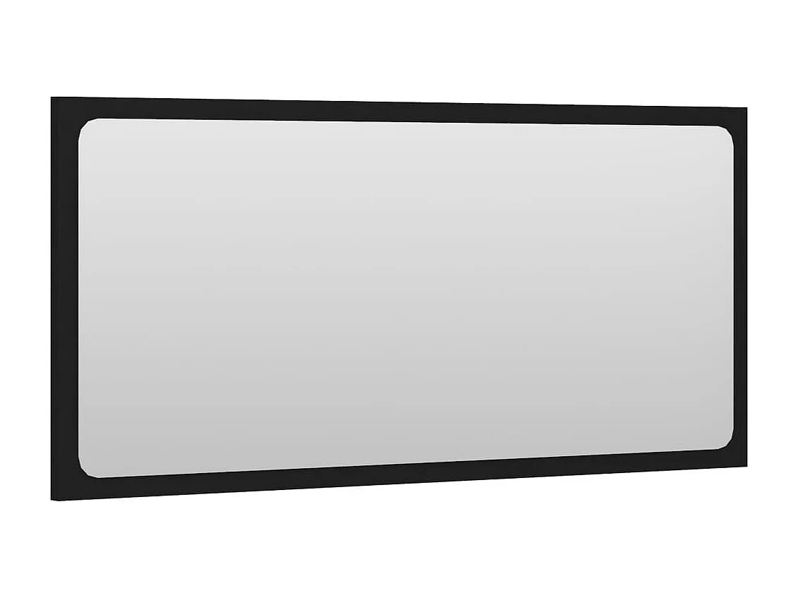 Ensemble de meubles de salle de bain 2 pcs Noir Vezal