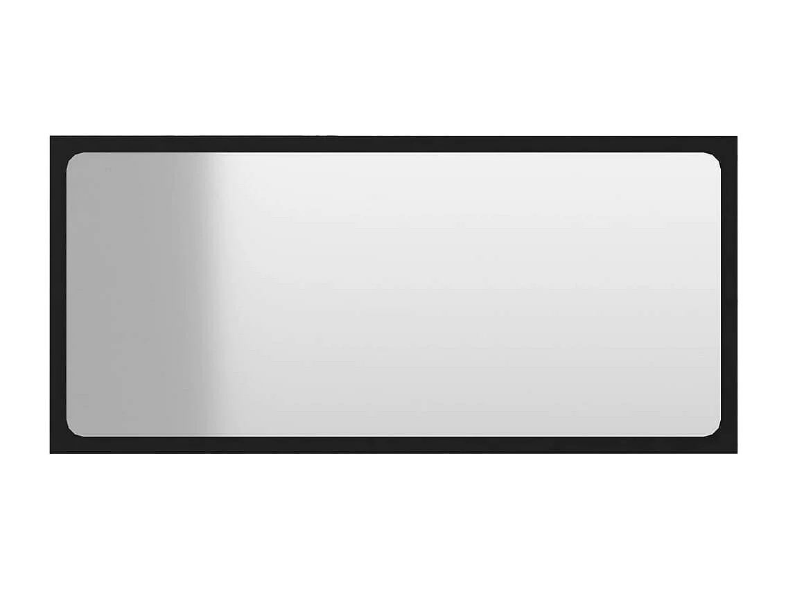 Ensemble de meubles de salle de bain 2 pcs Noir Vezal