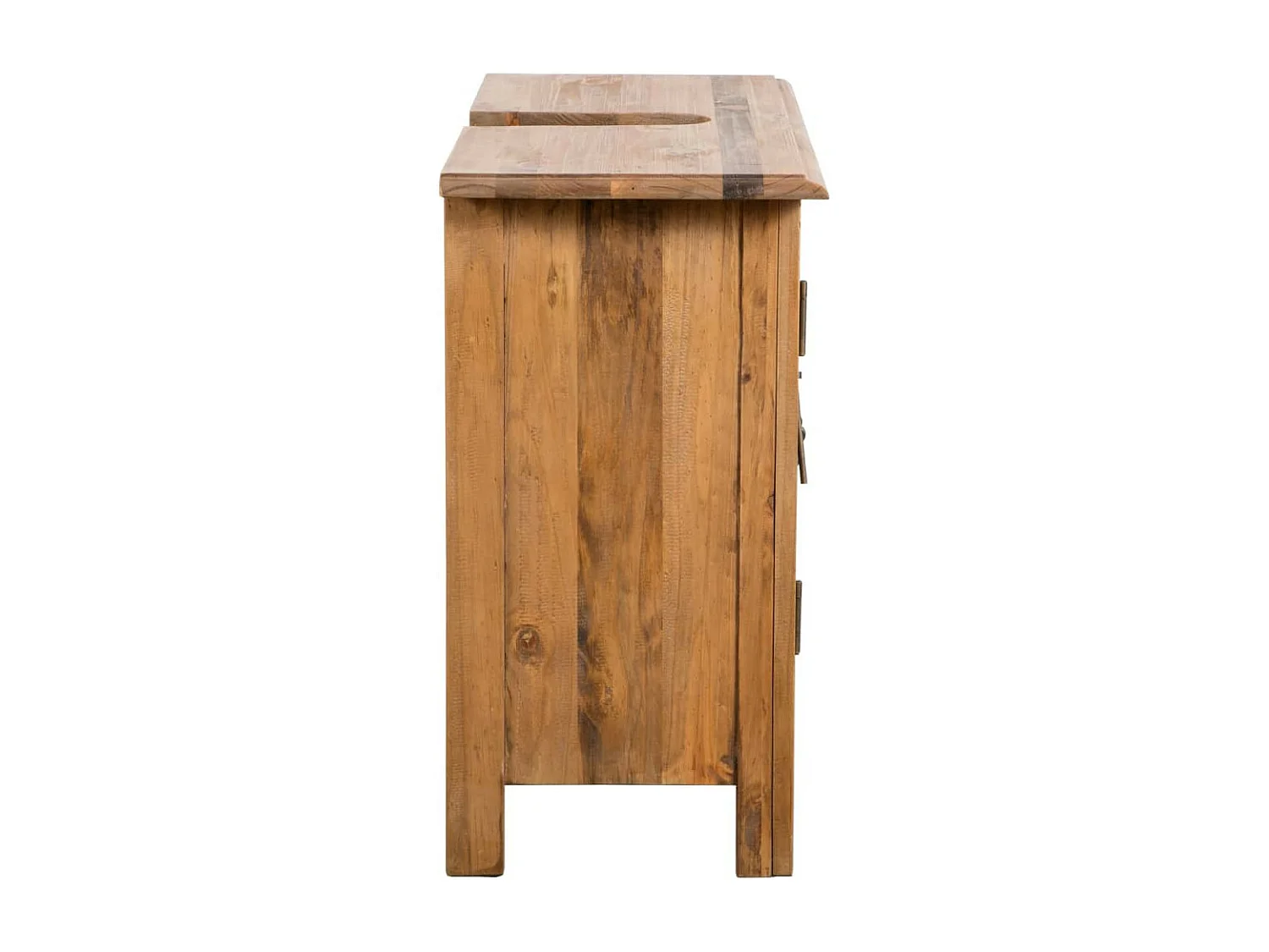 Mobilier de salle de bain Bois de pin massif recyclé