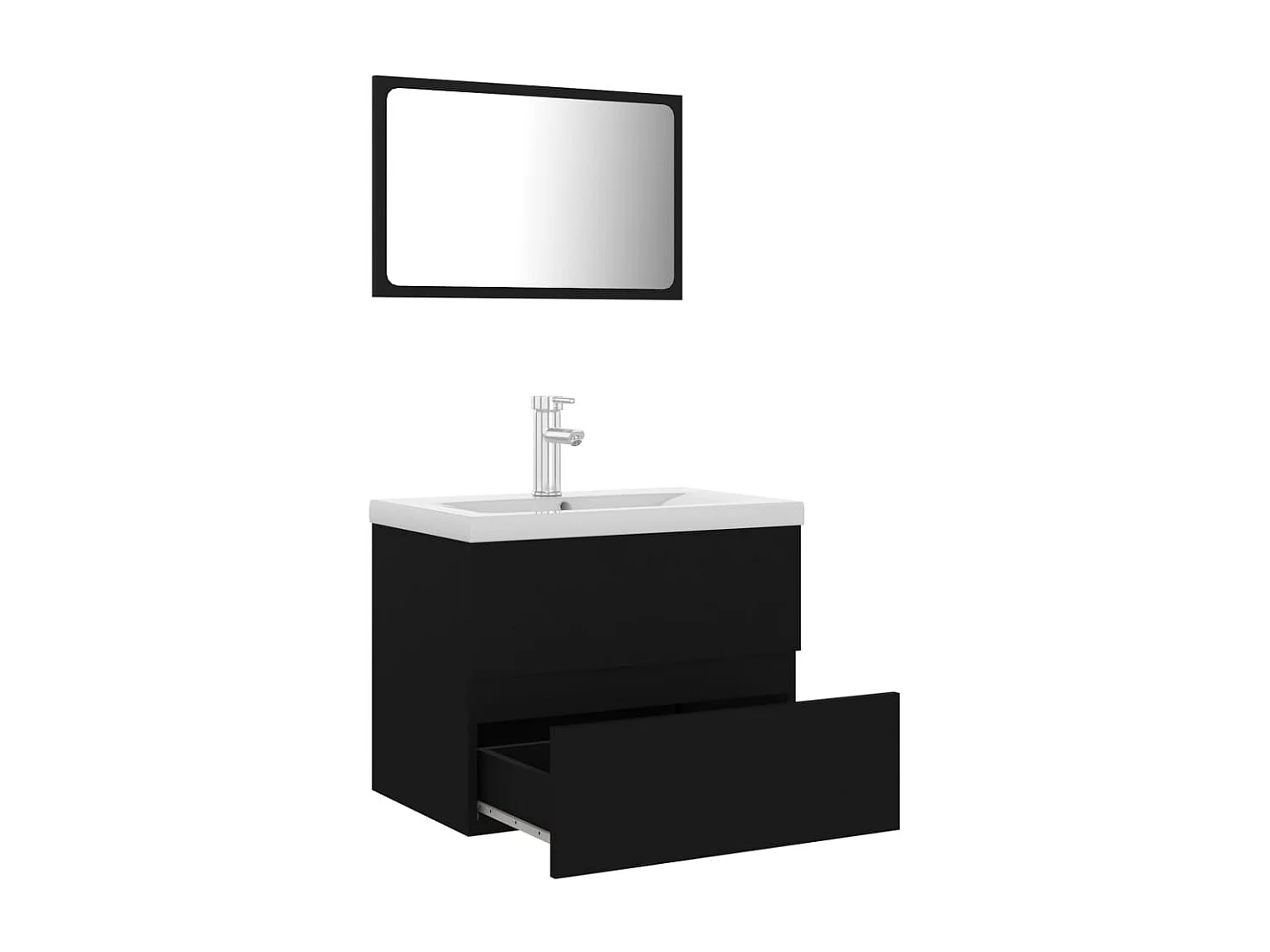 Ensemble de meubles de salle de bain Noir 65