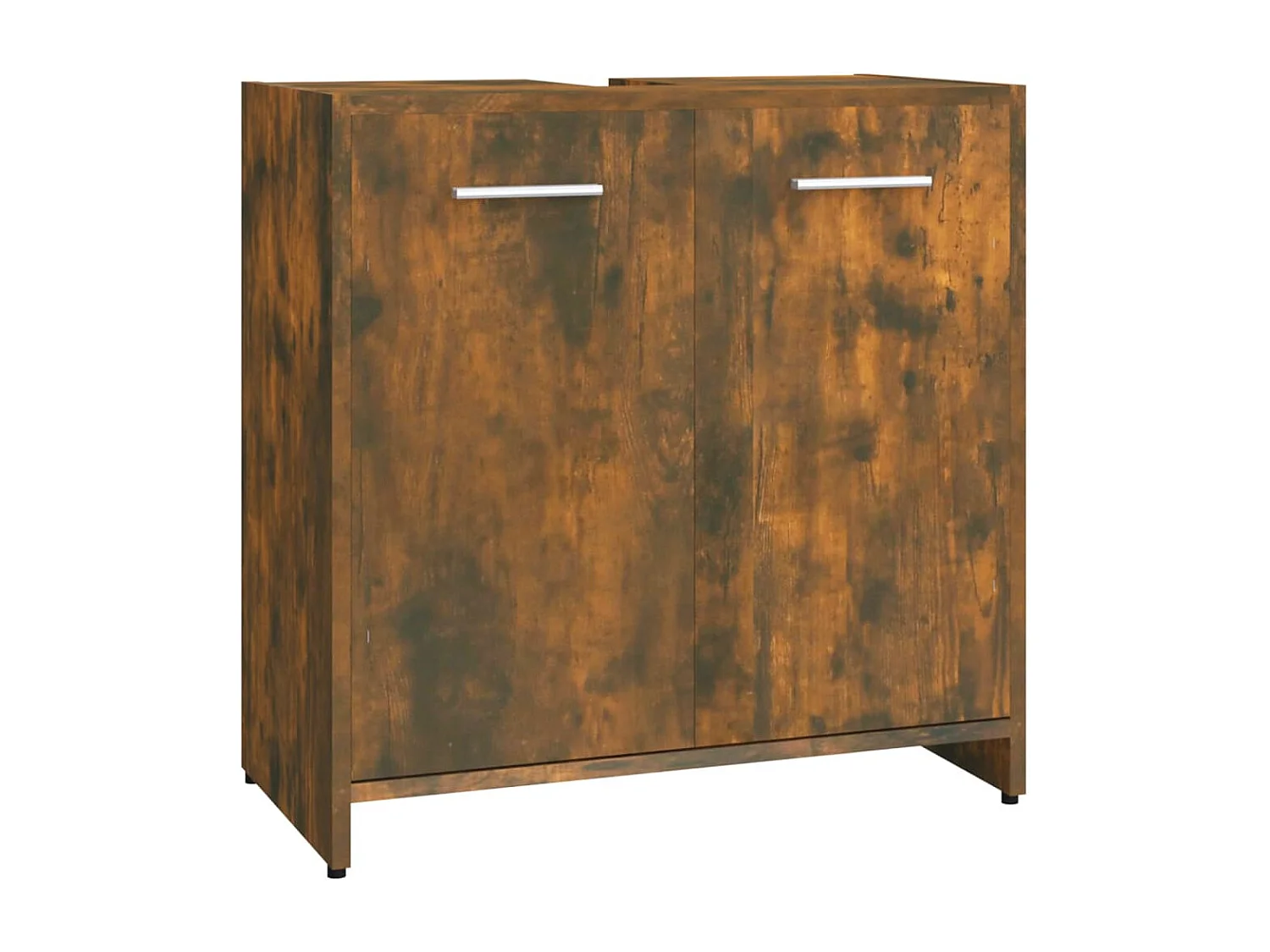 Armoire de bain Chêne fumé 60x33x60 Bois d'ingénierie
