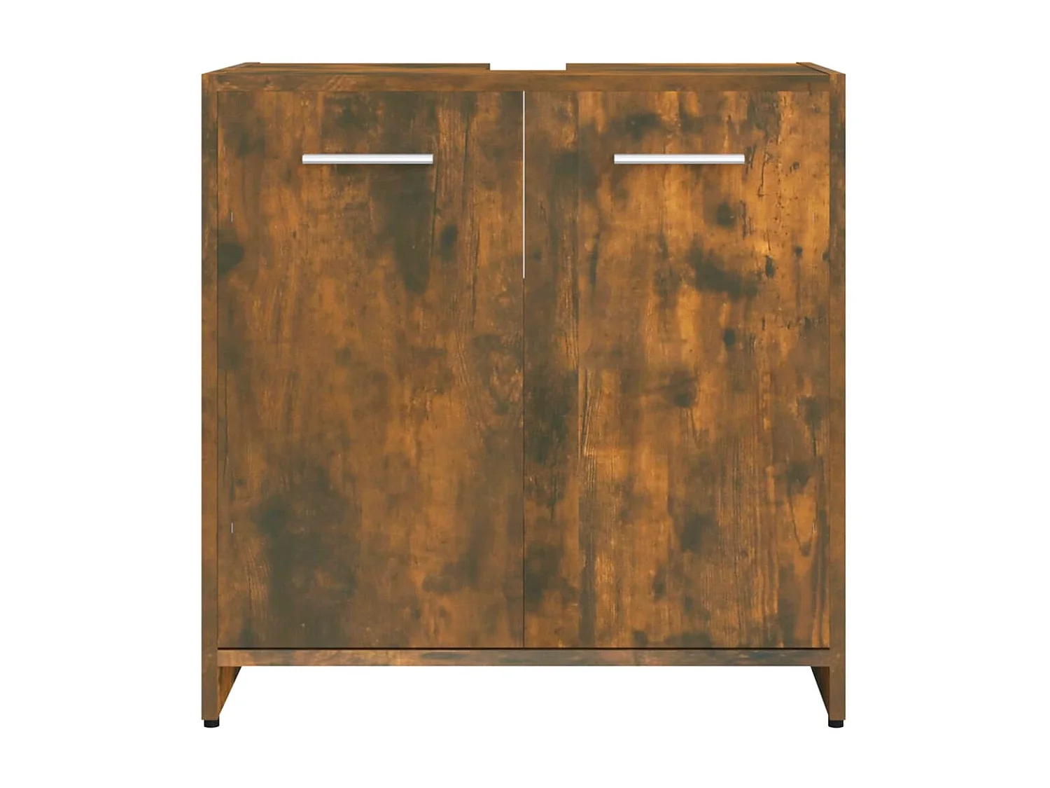Armoire de bain Chêne fumé 60x33x60 Bois d'ingénierie