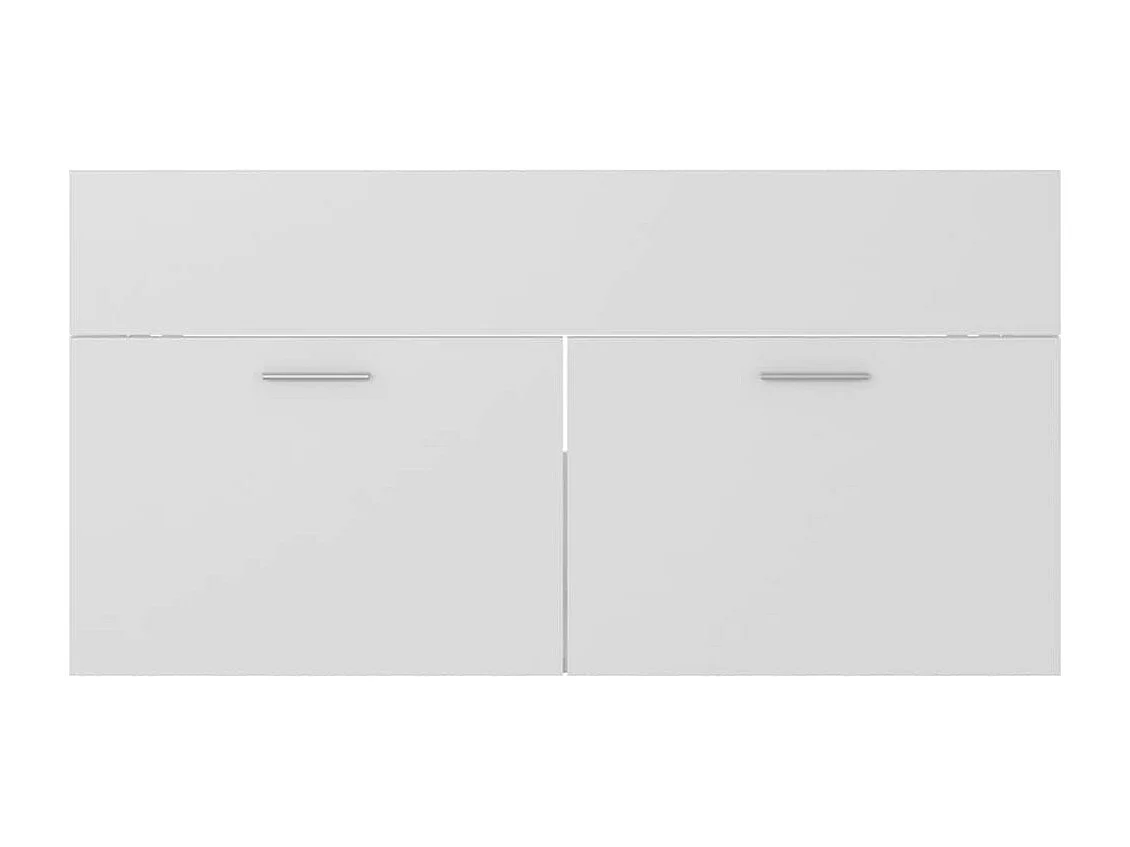 Ensemble de meubles de salle de bain Blanc 12