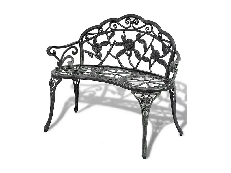 Banc de jardin métal vert Troopa