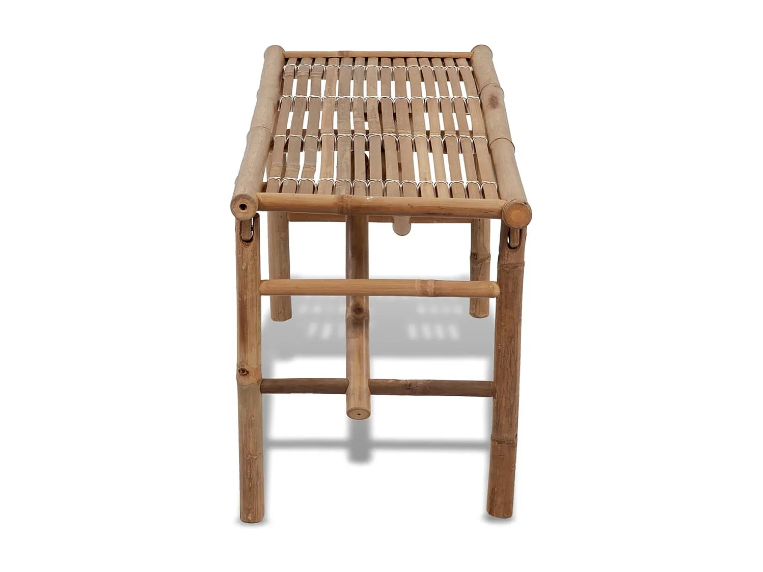 Banc de jardin pliable 118cm Bambou