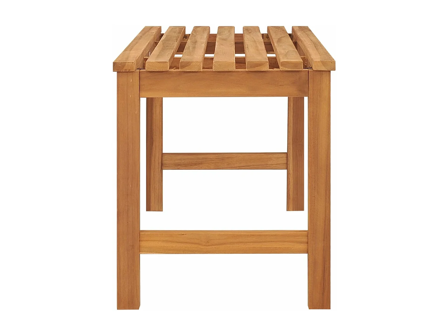 Banc de jardin 114cm Bois de teck solide 2