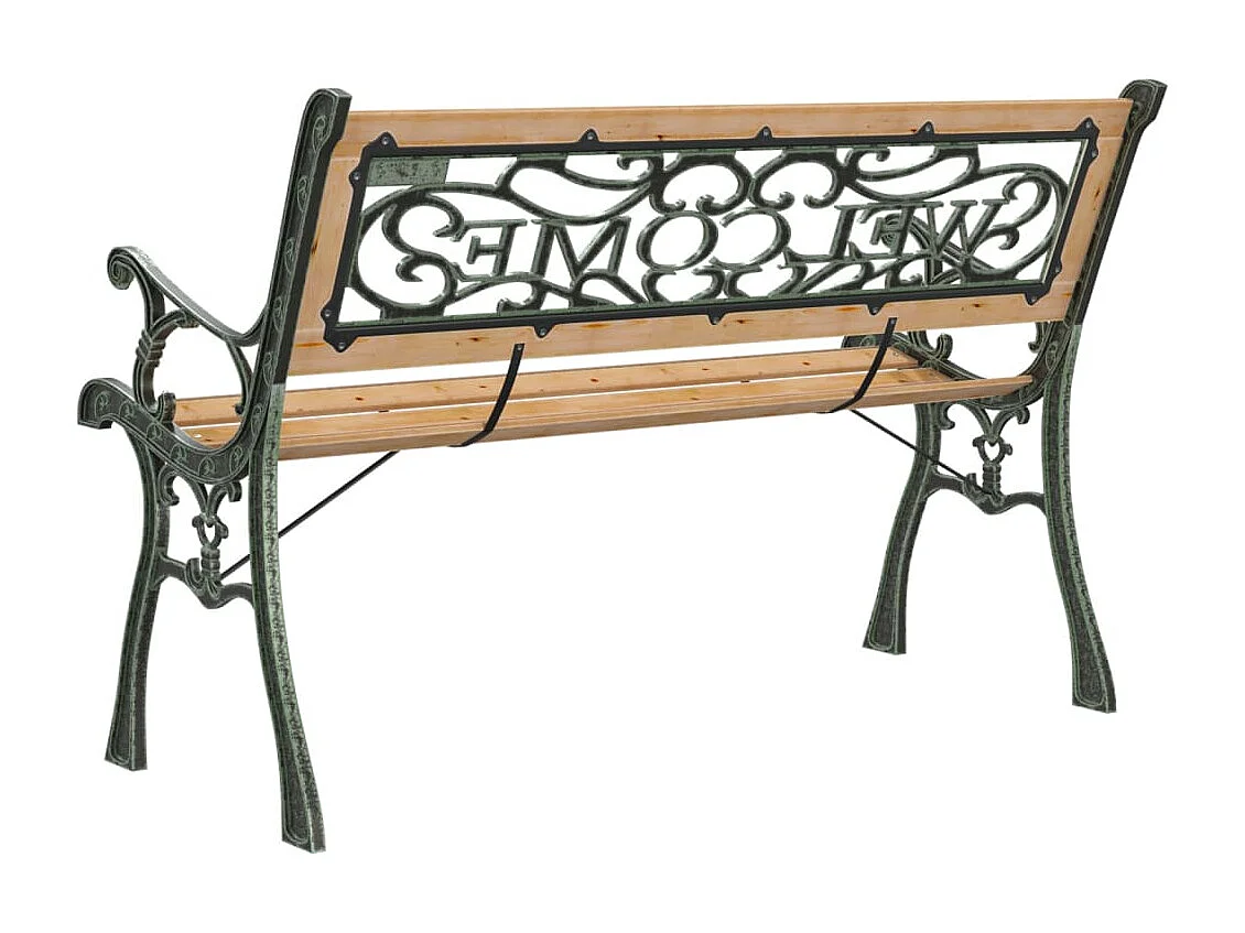 Banc de jardin 122cm Bois de sapin massif