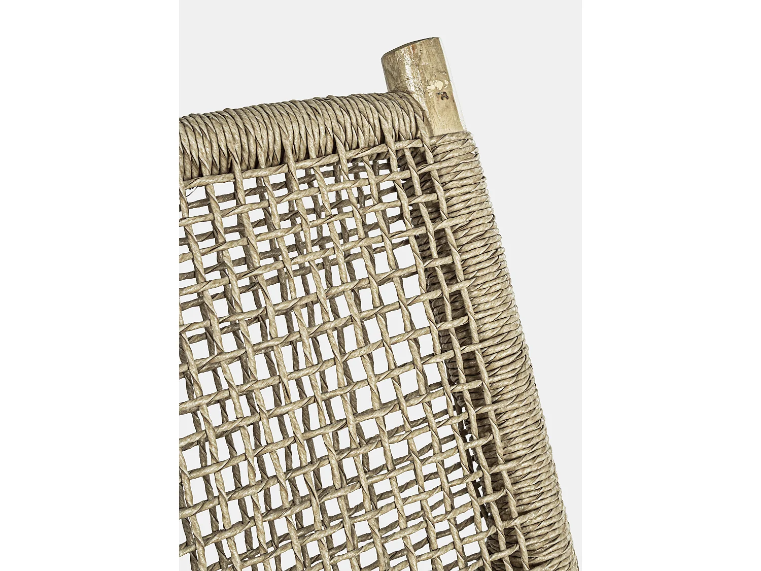 Canapé de jardin en bois teck naturel 2 places Landry