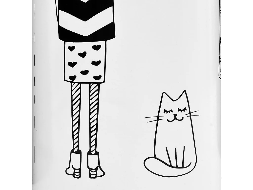 Porte-parapluie Femmes Acier Blanc