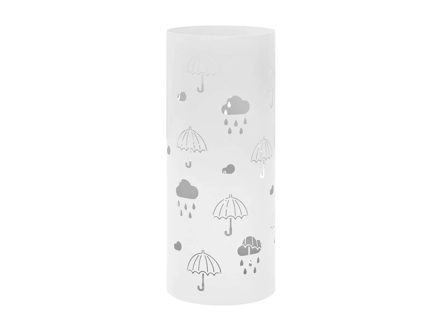 Porte-parapluie Design Parapluies Acier Blanc