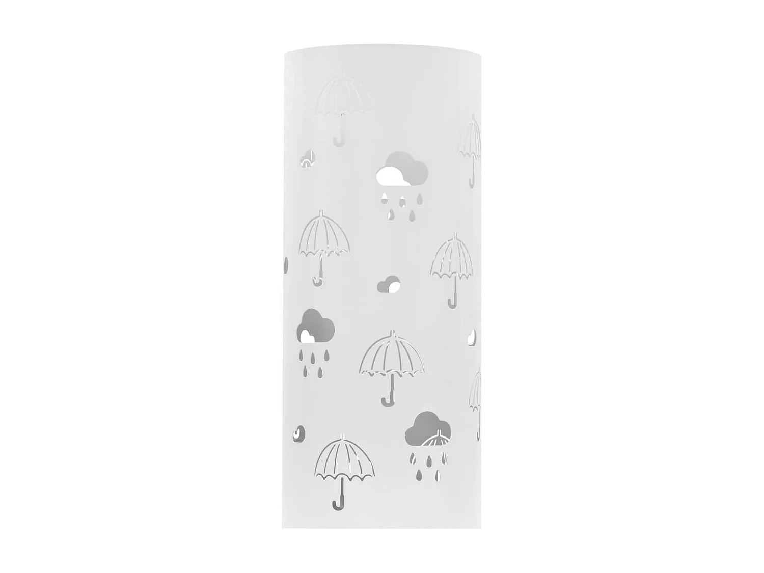 Porte-parapluie Design Parapluies Acier Blanc