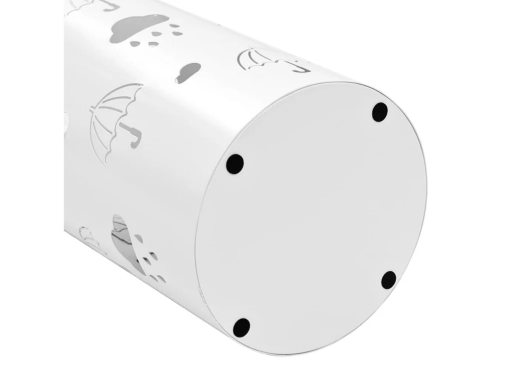 Porte-parapluie Design Parapluies Acier Blanc