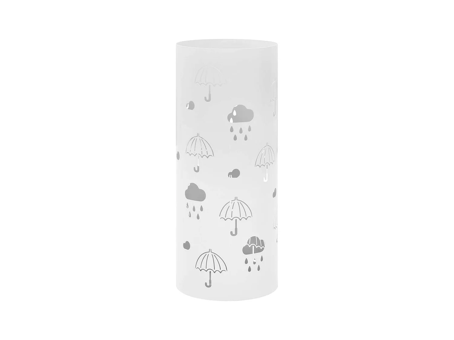 Porte-parapluie Design Parapluies Acier Blanc