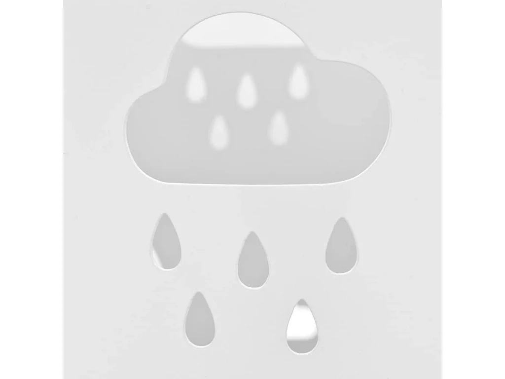 Porte-parapluie Design Parapluies Acier Blanc