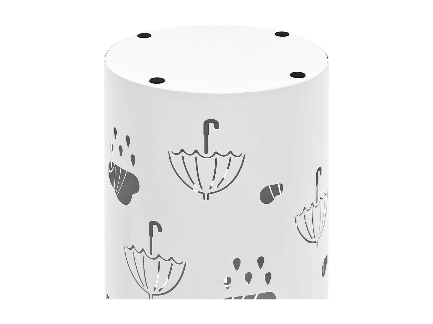 Porte-parapluie Design Parapluies Acier Blanc