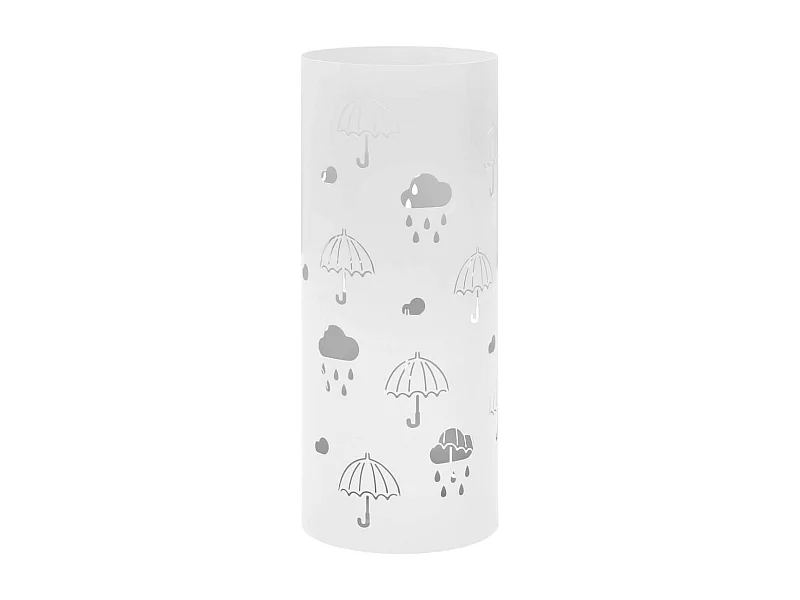 Porte-parapluie Design Parapluies Acier Blanc