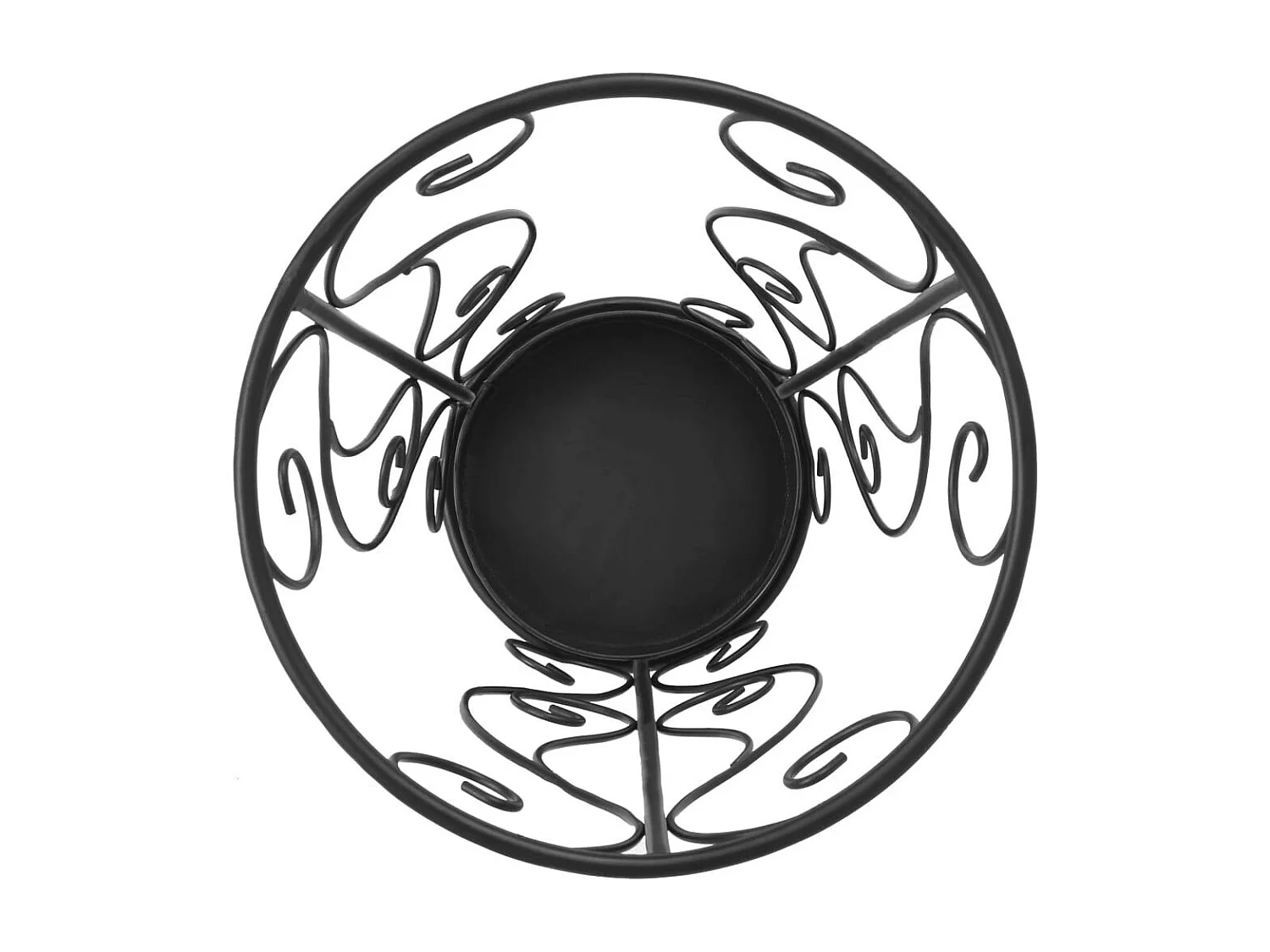 Porte-parapluie Style vintage Métal 26x46 Noir